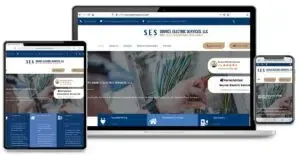 Custom website development, website deisgn, graphic design and search engine optimization for Source Electric Services