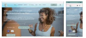 yogawithveronique.com - PWA/ Web APP with AI integration